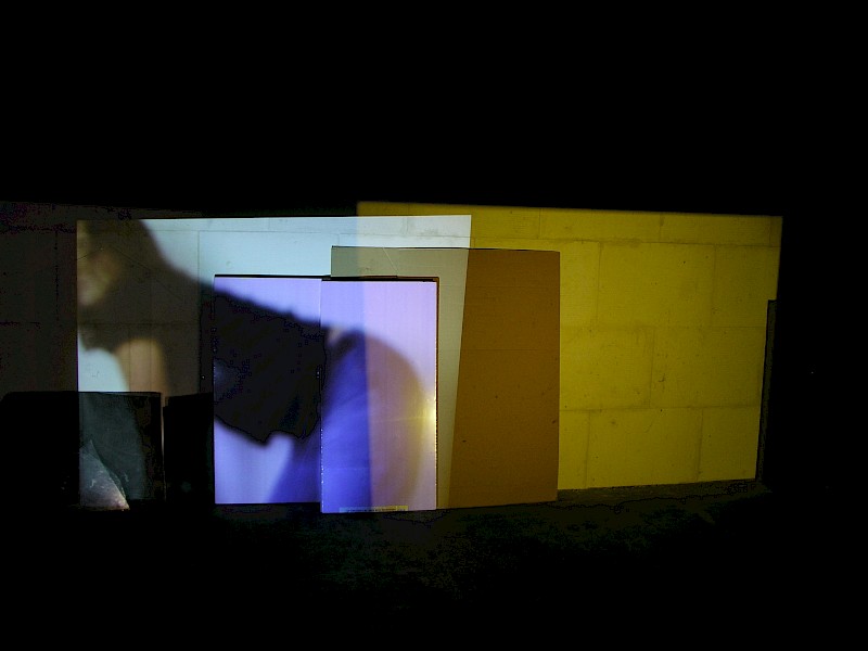 The Communicator, Pink, Yellow & Blue I, details