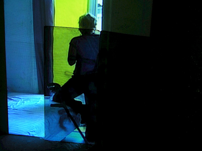 The Communicator, Pink, Yellow & Blue I